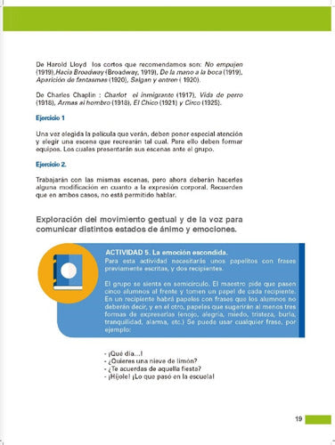 Teatralizarte 2do Grado Secundaria. Diana Olvera. Preludio
