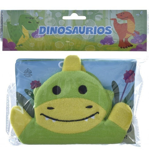 Libro Manopla Dinosaurios Con Guante Para Baño