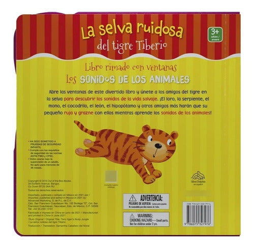 Set 4 Libros Con Ventanas.amigos Del Bosque, Selva, Granja..