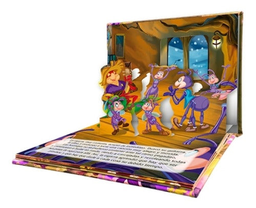 Mis Fábulas Clásicas En 3d Pop Up Colección 4 Tomos. Oferta