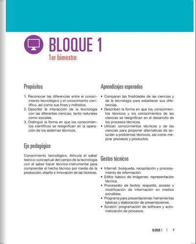 Tecnología 2. Secundaria. Énfasis Informática. Preludio