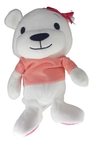 Peluche De Osita Playera Rosita 18 Cm
