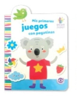 Set 4 Libros. Mis Primeros Juegos Con Pegatinas Entorno
