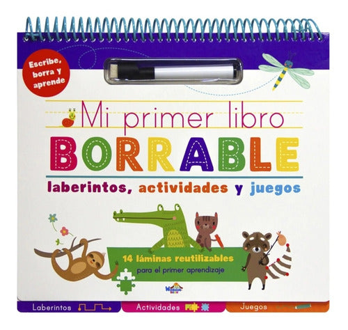 Mi Primer Libro Borrable, Laberintos, Actividades Y Juegos