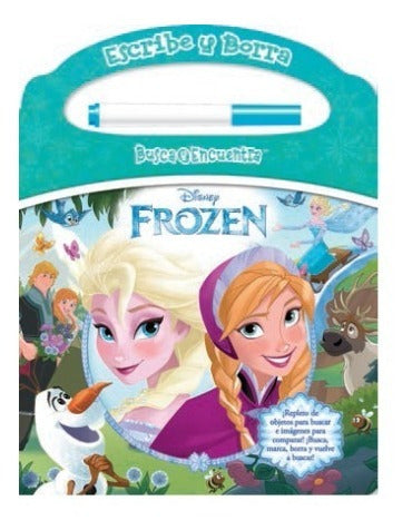 Busca Y Encuentra Escribe Y Borra Disney Frozen