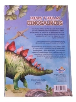 Libro Pasta Dura Huesos Y Huellas Dinosaurios Winbook