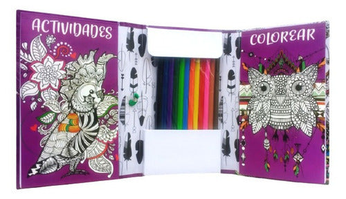 Kit De Arte Color Zen Y Actividades  Winbook Pasta Dura