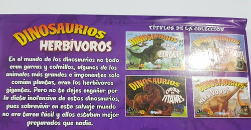 Cuentos Infantiles Dinosaurios Pop Up 3d 4 Tomos