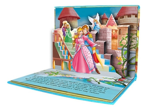 Set 4 Libros Mis Cuentos Clásicos En 3d,cenicienta,bambi...