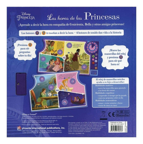 Disney Princesa Las Horas De Las Princesas Con Sonidos