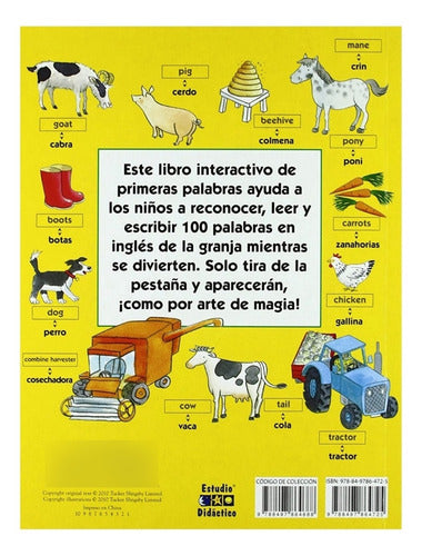 Libro Granja: Mira Y Encuentra 100 Palabras En Inglés