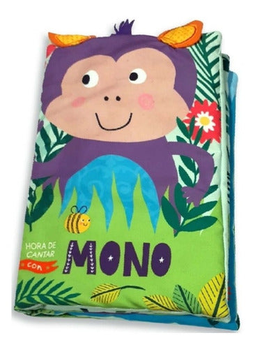 Libro Almohada De Tela Suave. Hora De Cantar Con Mono Lexus