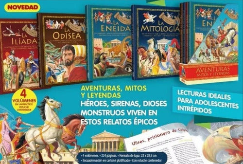 Aventuras Mitos Y Leyendas. La Odisea, Eneida, Iliada Y Más