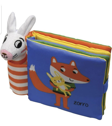Mi Libro Ruidoso Y Suavecito De Animales. Zorro Y Conejo.