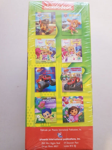 Lector Electrónico Y Biblioteca 8 Libros Nickelodeon