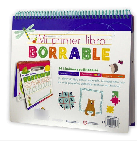 Mi Primer Libro Borrable, Laberintos, Actividades Y Juegos
