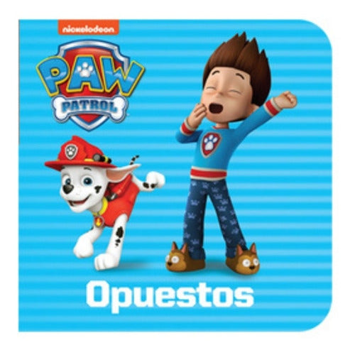 Colección De 12 Libros De Cartón Paw Patrol Nickelodeon