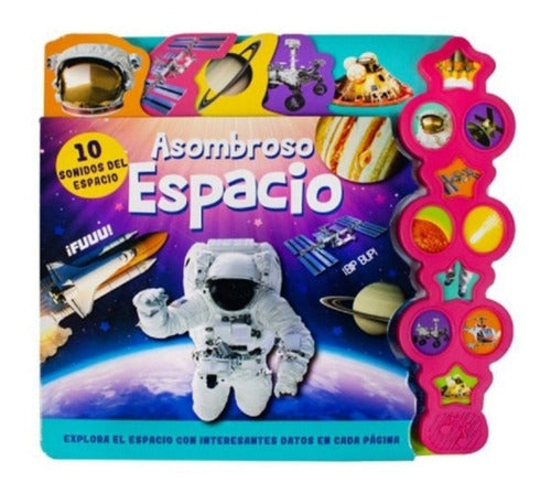Libro Con 10 Sonidos Asombroso Espacio Lexus Pasta Dura