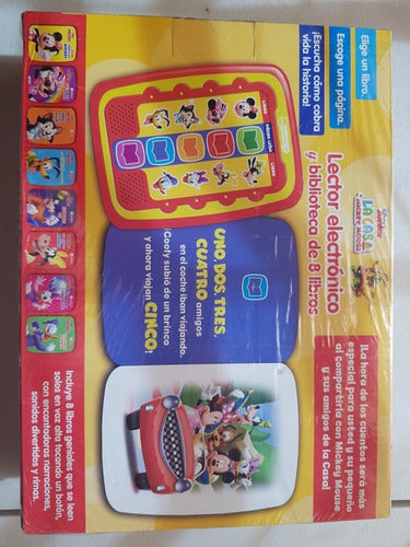 Lector Electrónico Mickey Mouse Clubhouse Jr 8 Libros