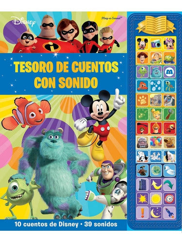 Tesoro De Cuentos Con Disney Sonido Monster Inc Y Más