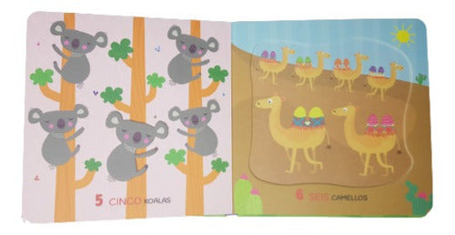 Set 4 Libros. Números,opuestos,colores Formas.texturarelieve