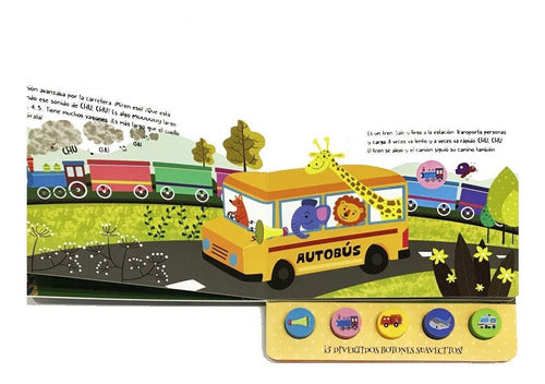 Libro Botones Amigos Y Vehiculos