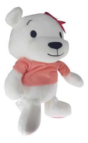 Peluche De Osita Playera Rosita 18 Cm