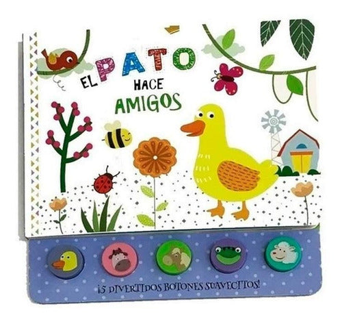 Libro Botones El Pato Hace Amigos