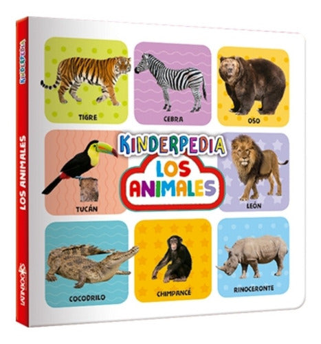 Colección 4 Libros Kinderpedia Vocales,números,colores...
