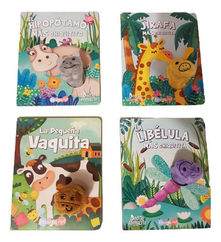 Bebésanima Títeres Dedito Animalito 4 Tomos Promoción Única