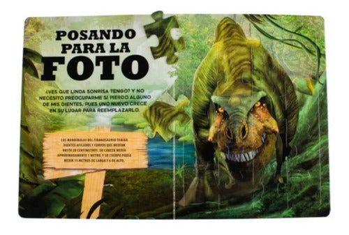 Coleccion 3 Tomos Increíbles Dinosaurios Con Rompecabezas