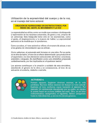 Teatralizarte 3ero Secundaria. Diana Olvera Cortés. Preludio