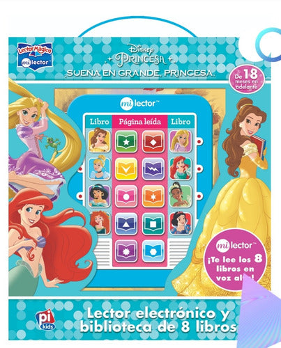 Biblioteca 8 Libros, Lector Mágico Princesas