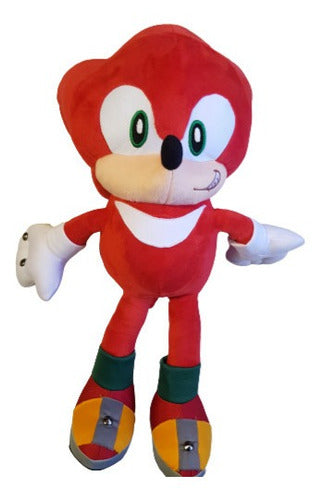 Peluche Suave Sonic Rojo (knuckles The Echidna) Sega 40 Cm