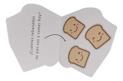 Set 4 Libros De Cuentos Delicioso. Pastel, Pan, Jugo, Frutas