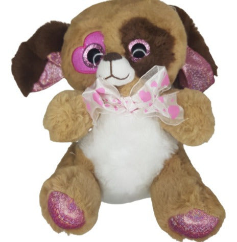 Peluche Suave De Perrito Blin Blin 23 Cm Original