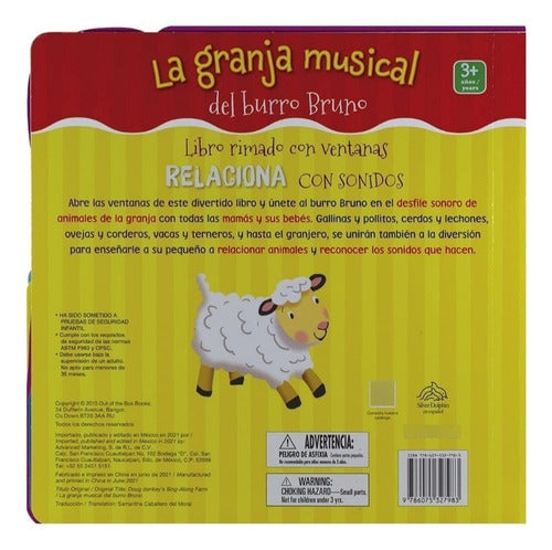 Set 4 Libros Con Ventanas.amigos Del Bosque, Selva, Granja..