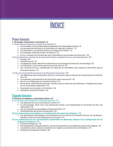 Tecnología 3. Secundaria. Énfasis Informática. Preludio