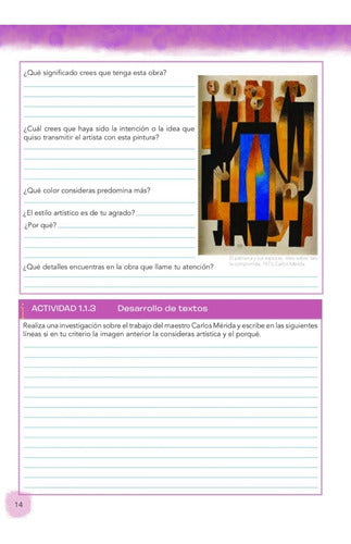 Artes Visuales 1 Gerardo E. Fuentes López Preludio Actual