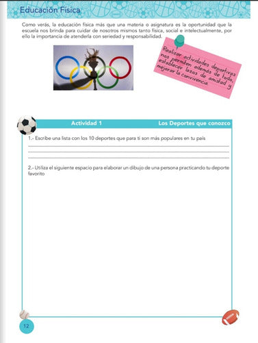 Educación Física Para Secundaria 1. Juan José Vargas Herrera