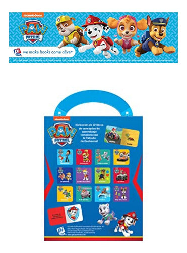 Colección De 12 Libros De Cartón Paw Patrol Nickelodeon