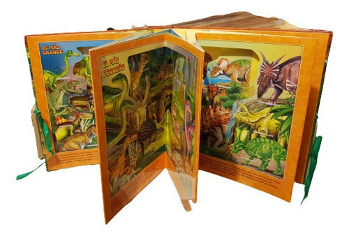 Una Aventura Increíble Girando El Libro  Dinosaurios 3dpopup