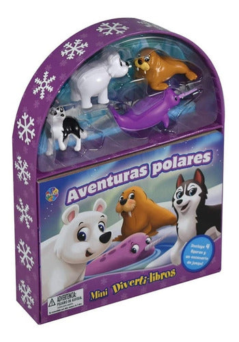 Mini Divertilibros: Aventuras Polares + 4 Figuritas