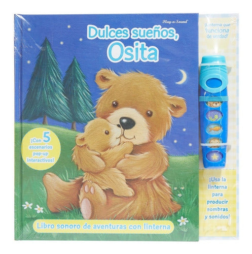 Dulces Sueños Osita 3d Por Up. Libro Con Linterna