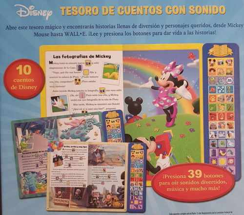 Tesoro De Cuentos Con Disney Sonido Monster Inc Y Más