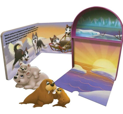 Mini Divertilibros: Aventuras Polares + 4 Figuritas