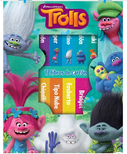 Mi Primera Biblioteca De 12 Libros Trolls Dreamworks