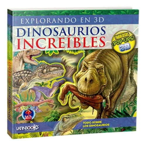 Libro Explorando En 3d Dinosaurios Increíbles Pop Up