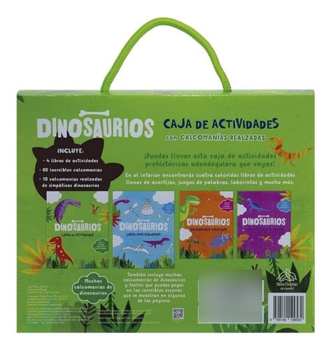 Cajita De Actividades Con Calcomanias: Dinosaurios