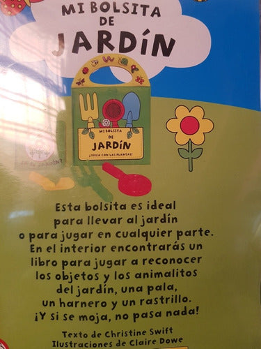 Libro Acolchado Mi Bolsita De Jardín Juega Con Las Plantas.